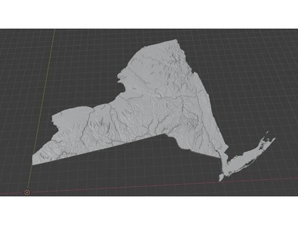 Nouveau York Etats Unis Plastique ansonl 3d print model - Mito3D