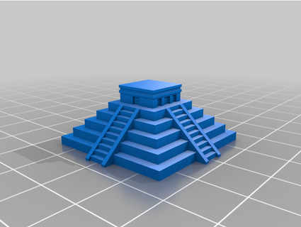 mayan pyramid theswiss 3d print model - Mito3D