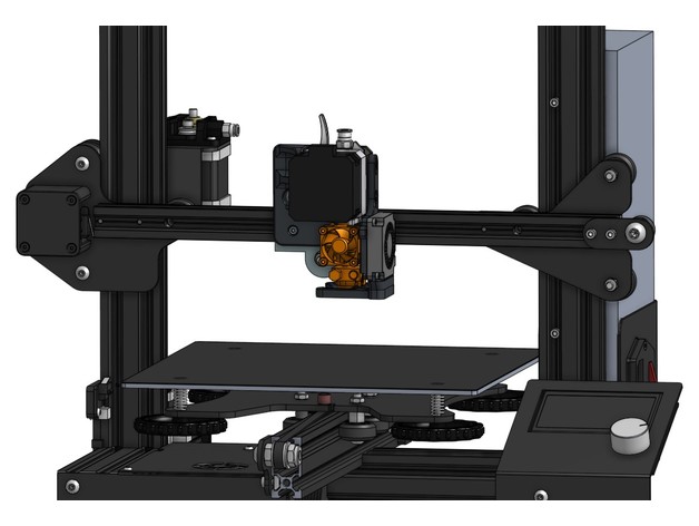 staffa ender 3 pro cr 10 tintura design dyzextruder gt dyzend dyzedesign 3D print model - Mito3D