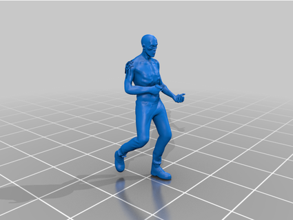 cultista caos caminhando riconeida 3d print model - Mito3D