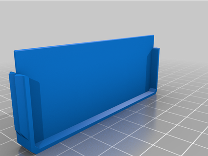 parti bidone cassetto divisore sbandate 3d print model - Mito3D