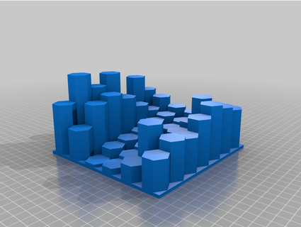 hexagonal path robophoenix2018yt 3d print model - Mito3D