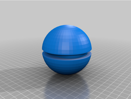 pokeball daisyminnie444 3d print model - Mito3D