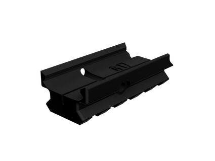 düşük profil glock Demiryolu Picatinny adaptör samk3d 3d print model - Mito3D