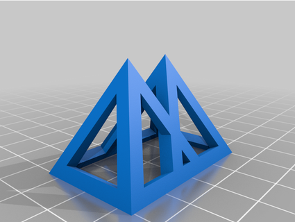 çift piramit boyama standlar istiflenebilir dungeondiceroller49 3d print model - Mito3D