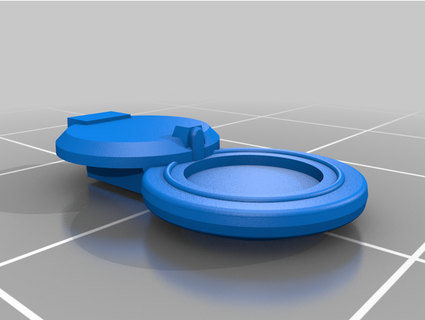 atomic armour open tank hatch personal commanders game 3d print model - Mito3D