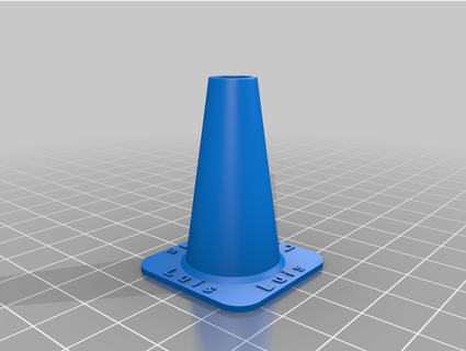 personalized traffic cones kids jerchen  3d print model - Mito3D
