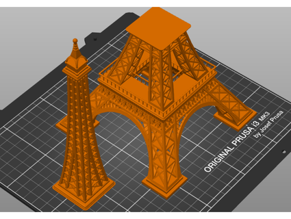 Eiffel Turm 30 cm Teile Marschall 3d print model - Mito3D