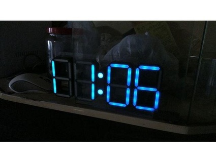 LED 7 segment color reloj ws2812 dansxx 3d print model - Mito3D