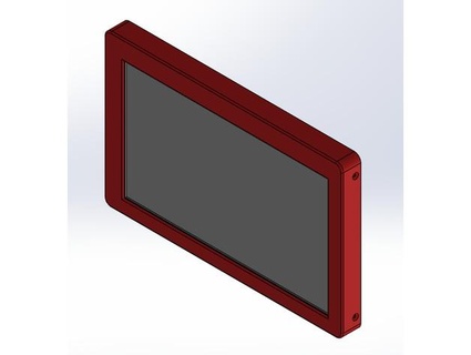 raspberry pi case 7inch tft flaviofrc2020 3d print model - Mito3D