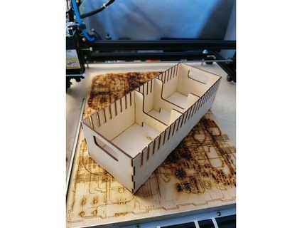 Arkham Grusel Rückgabebox Inlay Lager Kaktus dt 3d print model - Mito3D