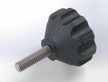 adjusting locking knob m6 hexagon head screw din 4017 933 joheisenberg1991 3d print model - Mito3D