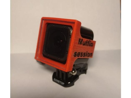 gopro session 4 5 lens shield muffin578 3d print model - Mito3D
