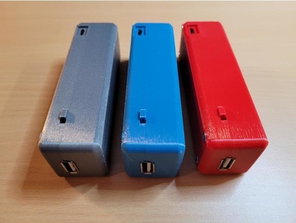 caso funda wemos 18650 batería proteger v3 Reinhardf 3d print model - Mito3D