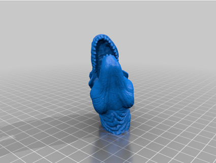 t-rex head magnet beer2bolts 3d print model - Mito3D