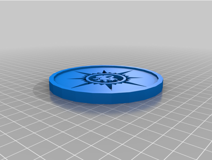 orzhov guild coaster slickshadows 3d print model - Mito3D