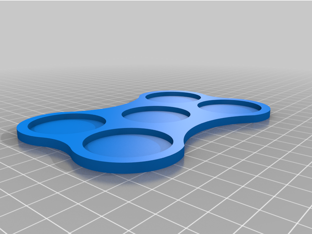 32mm tray - bandeja william rt 3D print model - Mito3D