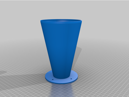 ciclón polvo separador vasacermak 3d print model - Mito3D