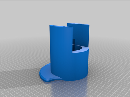 caja pared cable soporte cronograma 3d print model - Mito3D