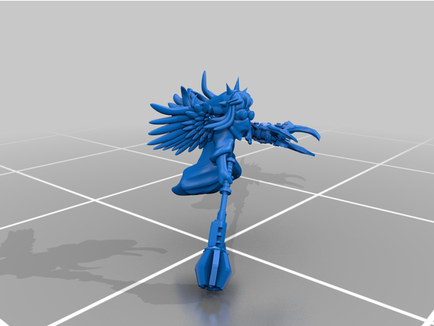 aggressiv Cherub tanookitsune 3D print model - Mito3D
