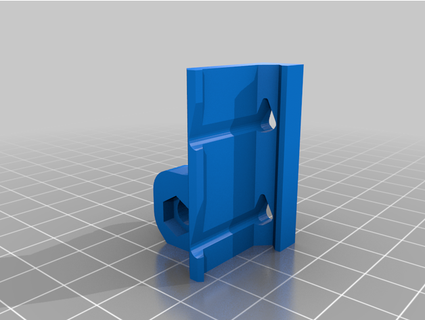 Go Pro picatinny monter hoofiepuppet 3d print model - Mito3D