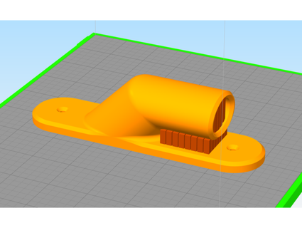 small antenna wall mount orionunmanned 3d print model - Mito3D