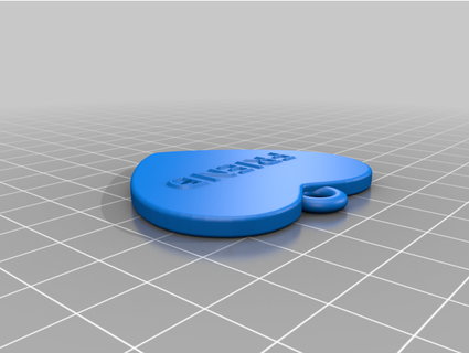 heart keychain friend leopardgeckio1 3d print model - Mito3D