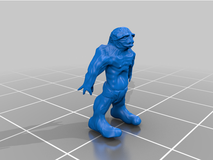 evil frog man omagao 3d print model - Mito3D