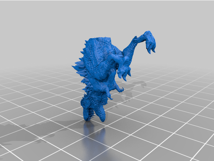 Dinosaurier inspiriert mortem rex jurassisch Welt Leben Sketchtoon 3d print model - Mito3D