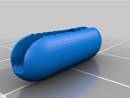 reusable flosser clip titaniumspyborgbear 3d print model - Mito3D