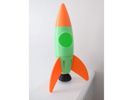 rocket ship - multi piece pokey parts m0nsieurx 3d print model - Mito3D