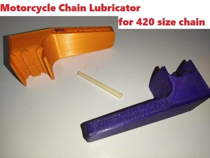 motorcycle chain lubricator 420 size tomyama 3d print model - Mito3D