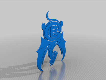 logo Lausanne hockey club imprimante3d 0 3d print model - Mito3D