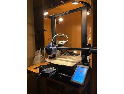 ikea guidato luce titolare supporto ender 3 anycubic vyper 3d bites 3d print model - Mito3D