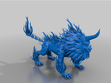 león fuego tm lp jimjimjimmyjim 3d print model - Mito3D
