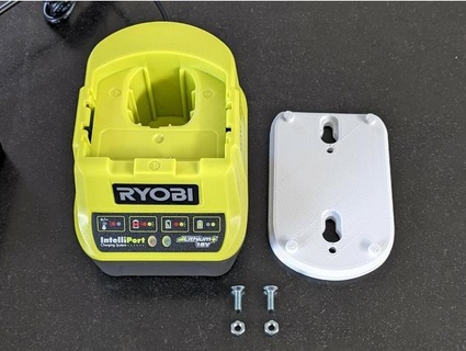 Ryobi rc18120 chargeur titulaire soutien idechix 3d print model - Mito3D