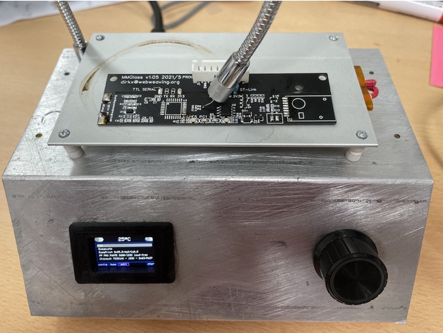 ttgo t-display - panel mounting adaptor bezel dirkx2019 3D print model - Mito3D