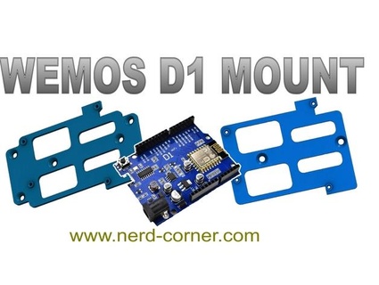 wemos d1 r2 monter nerdcoin 3d print model - Mito3D