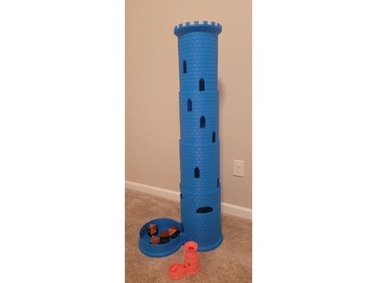 taller collapsible dice tower area51 area51  3d print model - Mito3D