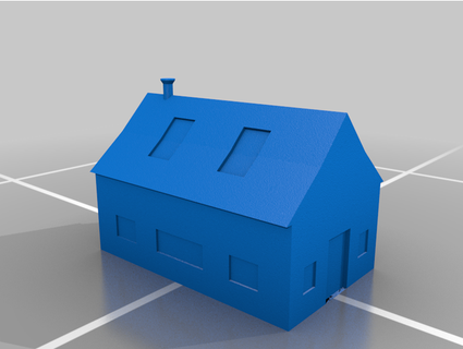 famille maison v25 cheminée frire studios 3d print model - Mito3D