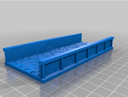 cobblestone iron foot bridge project radium 3d print model - Mito3D