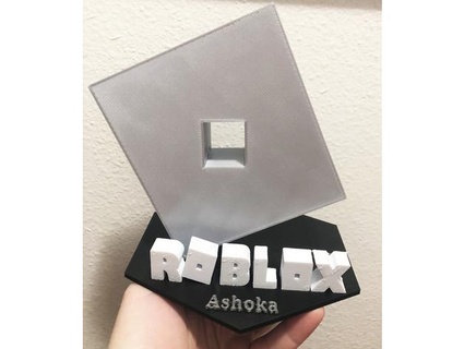 Roblox logo supporter cetacea38 3d print model - Mito3D