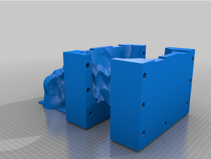 krrsantan expanding foam foot mold vahlok 3d print model - Mito3D