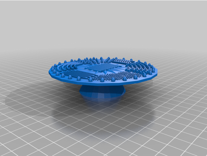 brush cleaning pad fuegotaino 3d print model - Mito3D