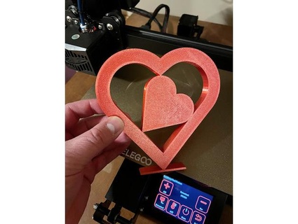 heart decoration therealclinch 3d print model - Mito3D