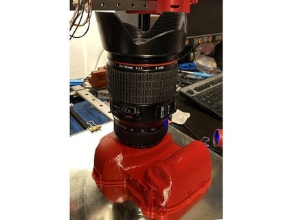 canon 5d mk2 - lens mug holder evans89 3d print model - Mito3D