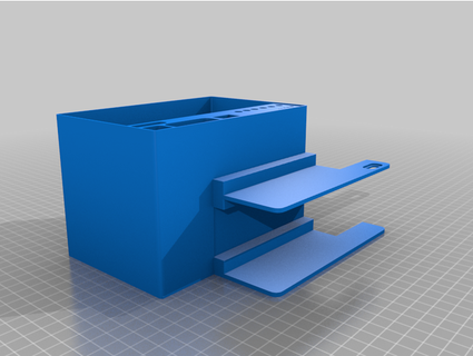 artillery sidewinder x2 tool box allowing z braces googl3007 3d print model - Mito3D