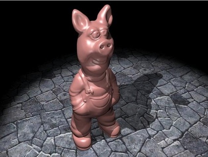 Farmer Schwein jipcutter 3d print model - Mito3D
