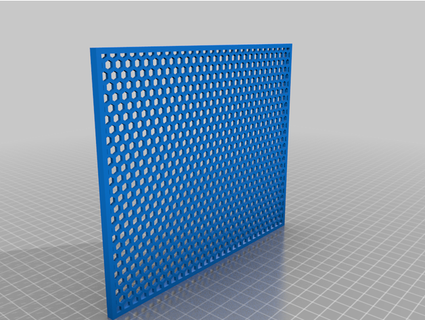 maglia esagonale 5mm gonfio 3d print model - Mito3D