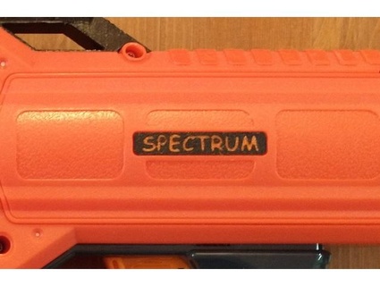 spectrum rear plate fidgetfoam 3d print model - Mito3D